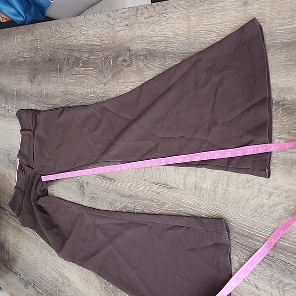 vintage Brown Flared Women's dress pants - Picture 5 of 11